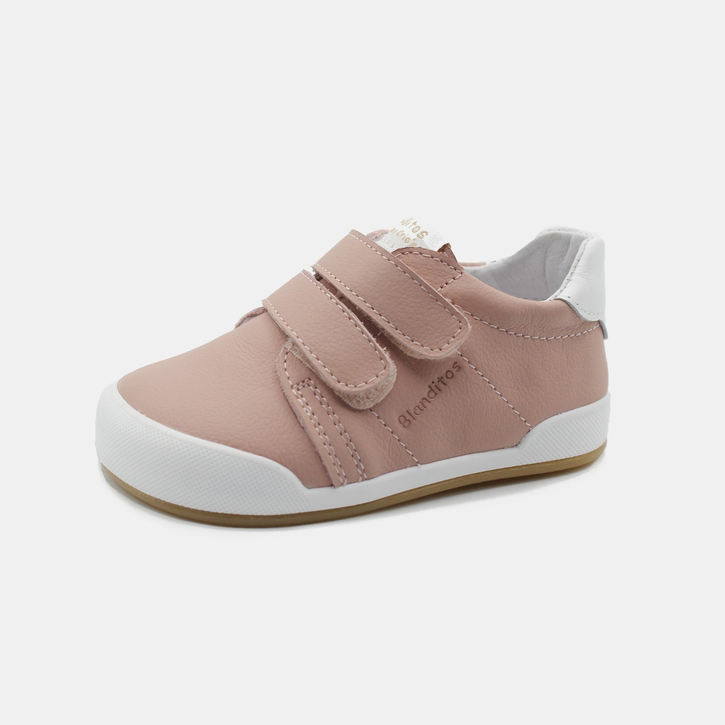 Zapatillas Londres en color Rosita, calzado barefoot para niños de pies libres, flexibles, ergonómicas y ligeras, ideales para el desarrollo natural del pie infantil. 💡 Ideal para todo tipo de empeines.